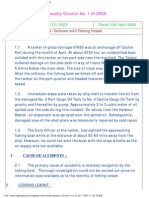 Casualty Circular No. 1 of 2004: F.No.11 NT (13) /2003 Dated 13th April 2004