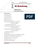 Module-87A: Sub: Transportation Engineering Topic: Highway Planning