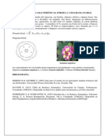 Fórmula y Diagrama Floral de La Familia Verbenacea