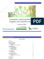 2007 Innovation Learning Network Toolkit