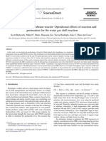 Metal Doped Silica Membrane Reactor: Operational Effects of Reaction and Permeation For The Water Gas Shift Reaction