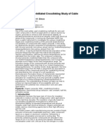 Organic Peroxide-Initiated Crosslinking Study of Cable Compounds