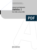 Statistics 2: Advanced Level Mathematics