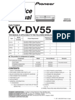 Pioneer Manual Service XV-DV55 PDF