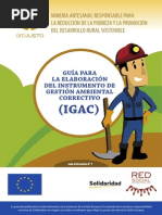 Guía para La Elaboraicón Del Instrumento de Gestión Ambiental Correctivo - IGAC - Oro Justo