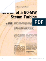 Revival of A 50-MW Steam Turbine: After Catastrophic Failure