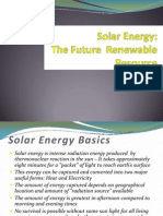 Solar Energy Fundamentals