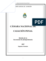 Cámara Nacional de Casación Penal: Boletín de La Secretaría de Jurisprudencia