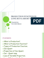 Production Function