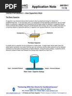 Application Note: CAPACITOR BASICS I - How Capacitors Work