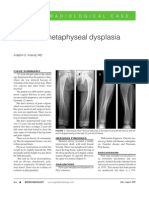 Applied Radiology Case: Pyle-Type Metaphyseal Dysplasia