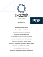 Plan de Trabajo Sincronía-Cepsicol2014