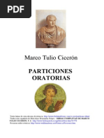 Ciceron Marco Tulio - Particiones Oratorias (Bilingue)