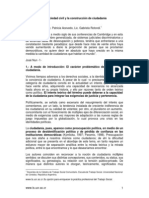 La Sociedad Civil y La Construcción de Ciudadanía