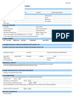 1 Basic Personal Information: First Name Last Name Relationship Date of Birth Country of Birth Middle Name Title