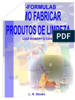 Formulas de Produtos de Limpeza