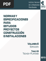 Volumen 6 Tomo VIII Techos y Plafones