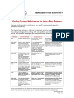 Cooling System Maintenance For Heavy Duty Engines: Technical Service Bulletin 88-1