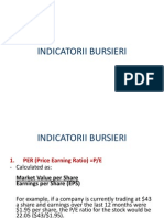 104 - Indicatorii Bursieri