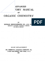 An Advanced Laboratory Manual of Organic Chemistry