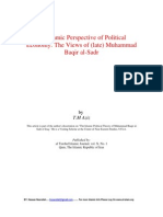 An Islamic Perspective of Political Economy (ISLAMIC ECONOMIC SYSTEM) Ayatullah Baqar Ul Saddar