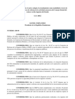 Decreto No. 180-99 mediante el cual se adopta el arrendamiento como modalidad a través de la cual se orientará el proceso de reforma de la actividad azucarera del Consejo Estatal del Azúcar en diez ingenios del Estado