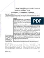 A Histopathologic Study On Pulp Response To Glass Ionomer Cements in Human Teeth