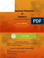 Geothermal Energy Potential of Jamaica, W/o.d.