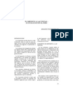 Impuesto A Las Ventas Su Evolucion en El Peru