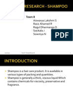 Product Research - Shampoo