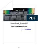 Konica Minolta FIRMWARE List