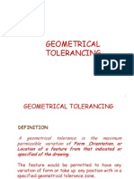 Geometrical Tolerancing (GD&T)