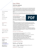 Network Engineer CV Template