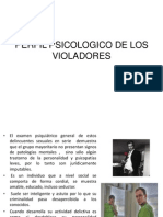 Perfil Psicologico de Los Violadores