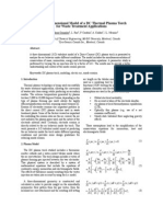 A Three-Dimensional Model of A DC Thermal Plasma Torch For Waste Treatment Applications