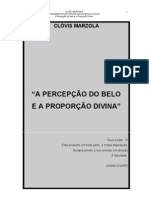 A Percepção Do Belo e A Proporção Divina