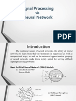 Signal Processing Via NN