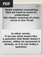 Explanation of Rashi Devorim