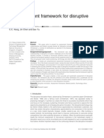 An Assessment Framework For Disruptive Innovation, Hang, Jin Chen and Dan Yu