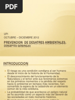 Prevencion de Desatres Ambientales