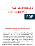 12ME2304 - MATERIALS Engineering