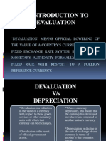 Devaluation - Case Study