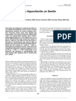 Effect of Sodium Hypochlorite On Dentin Microhardness Artigo