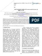 Phytochemical Analysis and Cytotoxicity Studies of Curcuma Amada Rhizomes in BHK-21 Cells