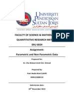 Parametric and Non Parametric