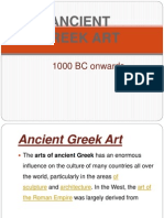 Ancient Greek Art: 1000 BC Onwards