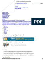 Are Indians Less Quality Conscious - Group Discussion