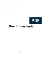 How To Wholesale