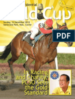 PCSO 2010 Presidential Gold Cup Souvenir Magazine