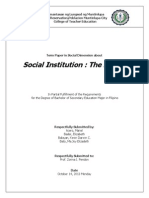 Term Paper in Social Dimension